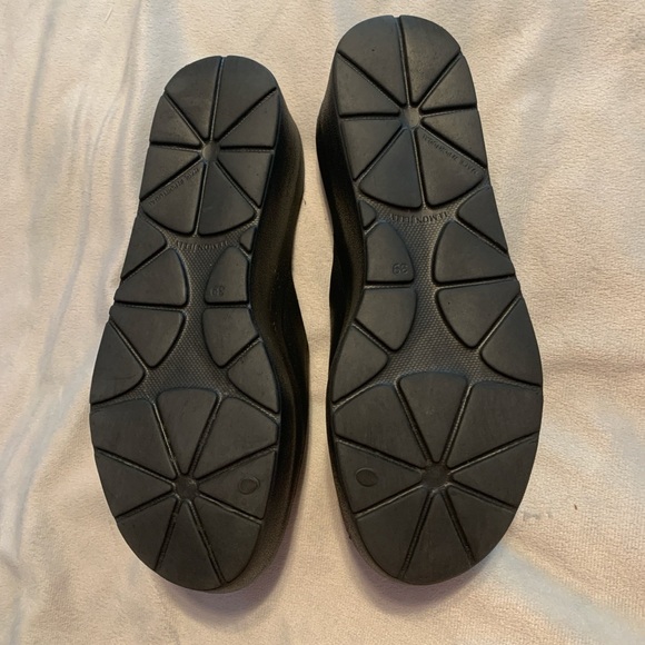 Lemon jelly sunny platform chunky Black Slide Sandals light foam size 8 like new - Picture 5 of 6